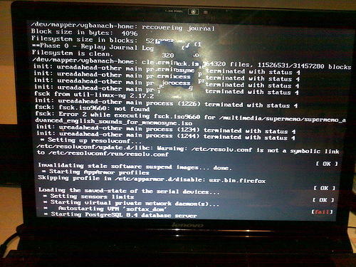 Tekstowy start Ubuntu 10.04