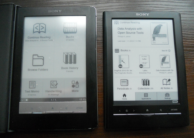 Sony PRS-600 vs PRS-650 - strona główna